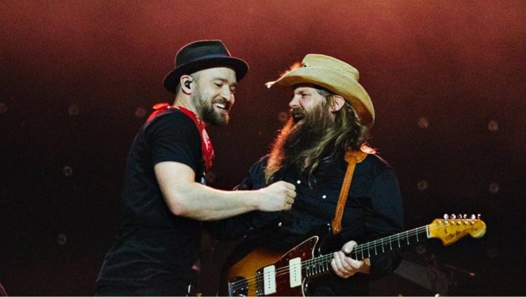 Justin Timberlake y Chris Stapleton / Foto Andy Barron/Chris Stapleton/Instagram