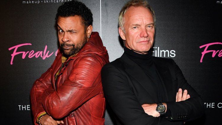 Shaggy y Sting. Foto tomada de http://morningnews.date