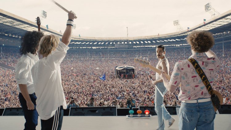 Queen en el Live Aid en Bohemian Rhapsody- Foto:Facebook Queen en el Live Aid en Bohemian Rhapsody