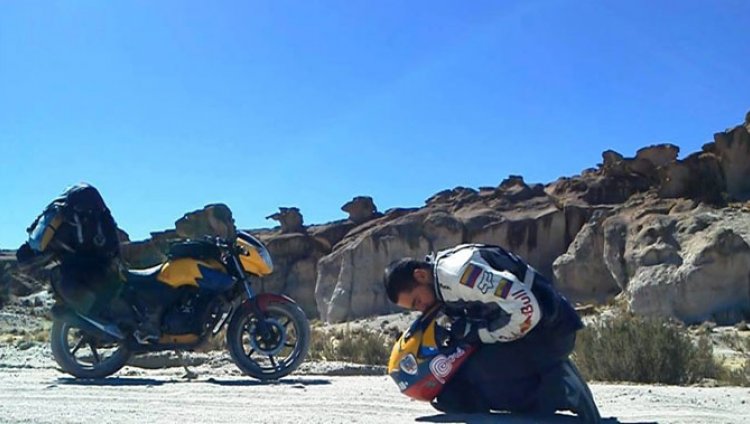 Latinoamérica en moto: la historia de Omar Moreno Latinoamérica en moto: la historia de Omar Moreno