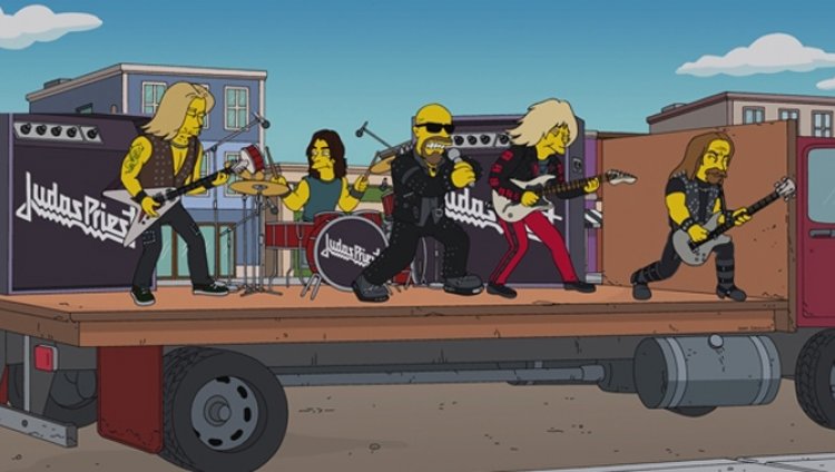 Los Simpson confundieron a Judas Priest con death metal Los Simpson confundieron a Judas Priest con death metal