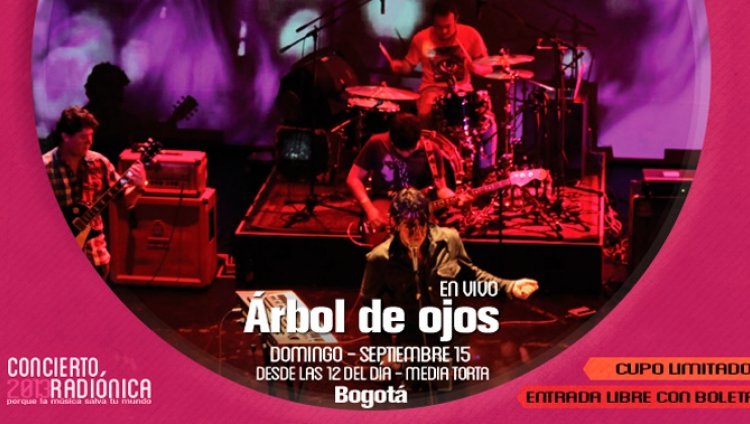 "Lleguen temprano, todas las bandas van a estar buenísimas" Camilo de Árbol de Ojos "Lleguen temprano, todas las bandas van a estar buenísimas" Camilo de Árbol de Ojos