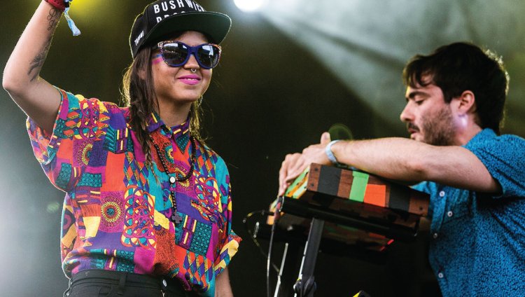 Bomba Estéreo en Lollapalooza Berlín 2017 Bomba Estéreo nació en 2005 y cuenta con 4 producciones discográficas. Foto tomada de Billboard.