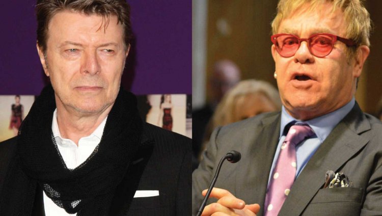 Elton John homenajea a David Bowie en vivo David Bowie y Elton John