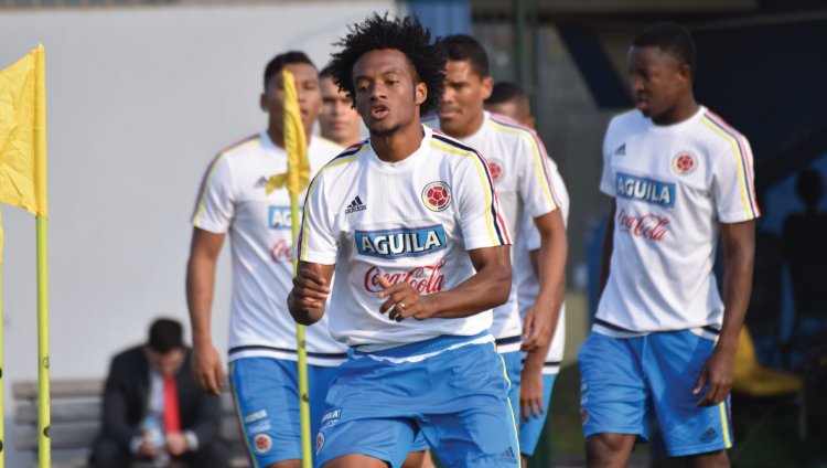 La ilusión sigue intacta Selección Colombia entrenando. Foto cortesía del Departamento de Prensa Federación Colombiana de Fútbol.