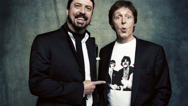Así fue la colaboración de Paul McCartney en el nuevo álbum de Foo Fighters Foto por Danny Clinch.