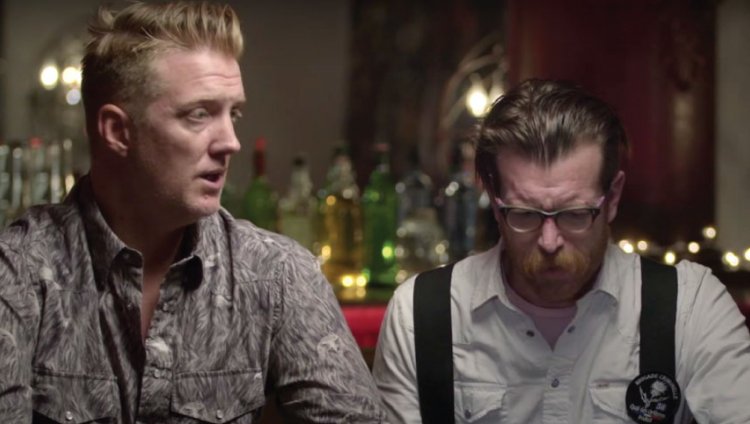 Eagles of Death Metal hablando sobre lo sucedido en El Bataclán Josh Homme y Jesse Hughes, fundadores de Eagles Of Death Metal.