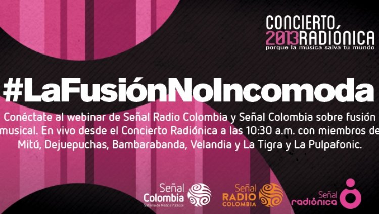 La fusión no es confusión en el Concierto Radiónica La fusión no es confusión en el Concierto Radiónica