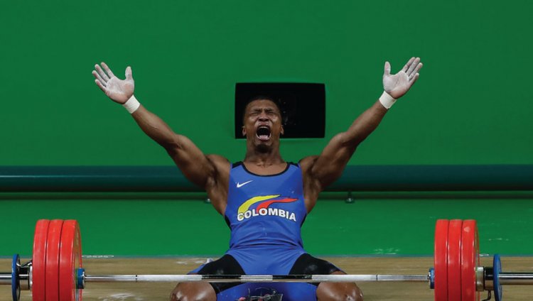 "Nunca paren de soñar": Óscar Figueroa, Campeón Olímpico Río 2016 Foto cortesía de Colprensa.