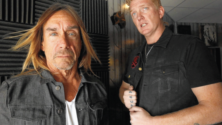 Nuevo video de Iggy Pop junto a Josh Homme Iggy Pop de 69 años y Joshua Homme de 42.