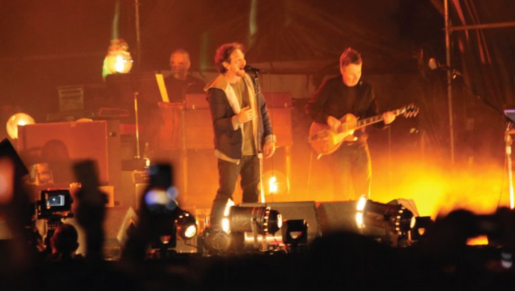 Pearl Jam, estrellas más cerca de las estrellas Pearl Jam. Bogotá, noviembre de 2015