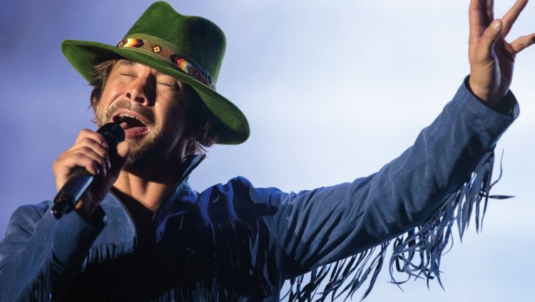 Jamiroquai estrena el video de "Cloud 9" Jay Kay en vivo en 2013. Foto tomada de Getty Images.