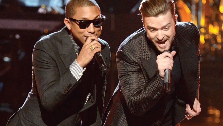 Justin Timberlake prepara música con Pharrell o viceversa Justin Timberlake prepara música con Pharrell o viceversa