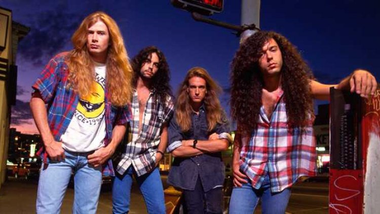 No le pregunten a Mustaine por Nick Menza o Marty Friedman Megadeth en los noventa: Dave Mustaine, Nick Menza, Dave Eleffson y Marty Friedman