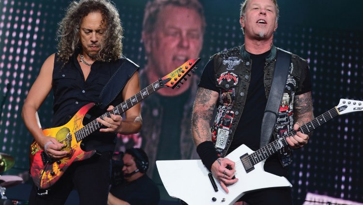 Así sonó "Atlas, Rise!" de Metallica en Bogotá Metallica en vivo. Foto AFP.