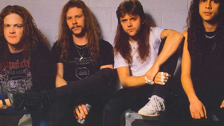 "Yo defiendo el 'Álbum Negro' de Metallica" Metallica en 1991. (Jason Newsted, James Hetfield, Lars Ulrich y Kirk Hammet).