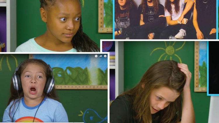 Así reaccionaron varios niños al escuchar por primera vez a Metallica Así reaccionaron varios niños al escuchar por primera vez a Metallica