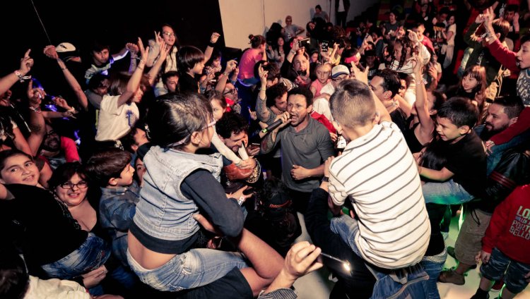 ¡Los Rockeritos también poguean! Fotos: Sandro Boris
