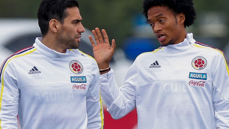 Selección Colombia de fútbol: comenzó el viacrucis Falcao García y Juan Cuadrado. Foto: Colprensa.
