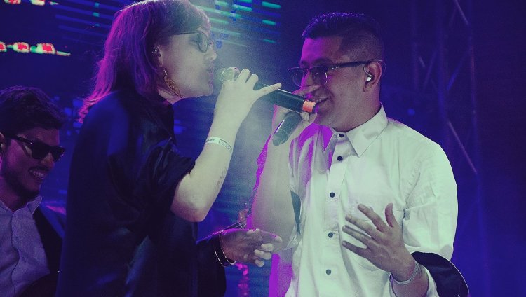 Once colaboraciones del rock colombiano Nicolai Fella y Denise Gutiérrez en el Concierto Radiónica 2015