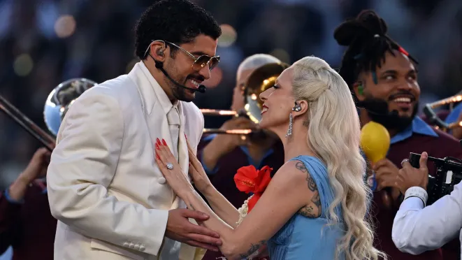 Bad Bunny rompe récord: su show del Super Bowl fue el más visto | Foto AFP