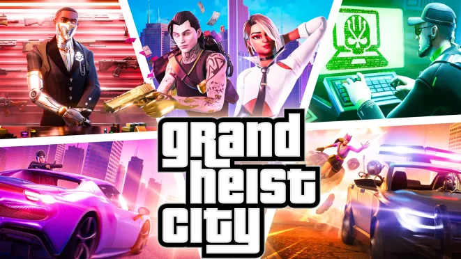 Grand Heist City, la alternativa a GTA en Fortnite | Foto JOGO Games