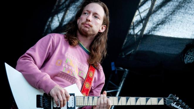 Brady Ebert, exguitarrista de Turnstile, durante una presentación | Foto: Tomada de redes sociales