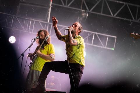 Festival Estéreo Picnic 2022 artistas de Idles cantando