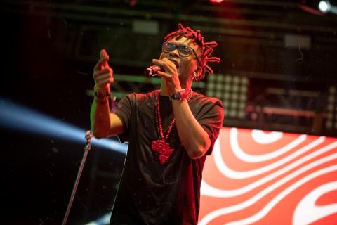 Festival Estéreo Picnic 2022 con artista cantando 2