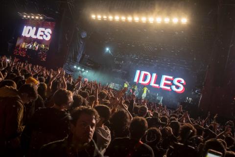 Festival Estéreo Picnic 2022 con Idles de fondo