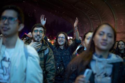 Festival Estéreo Picnic 2022 dentro de la carpa principal