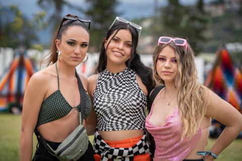 Festival Estereo Picnic 2022 con trio de chicas 