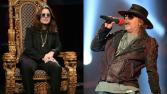 Así fue el primer encuentro de Ozzy Osbourne y Axl Rose 