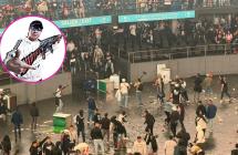  Concierto de Damas Gratis terminó en batalla campal y disturbios en Bogotá