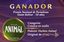 RTVCPlay gana Premio Simón Bolívar por el pódcast ‘Hechizo Animal’, crónica en audio  