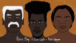 Prietitud de Alexis Play, Esteban Copete y Nidia Góngora. Ilustración: Hanna Ramírez.