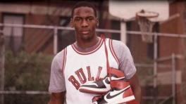 Michael Jordan con sus Air Jordan 