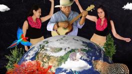 Las Añez con el Cholo Valderrama. 