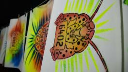  Fotos cortesía de Somos Cucarachas. Taller de esténcil junto a Deúniti. Imagen de: Alejandro Valencia Carmona. 