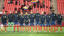 Selección Colombia en el Sudamericano Femenino Sub - 20. Foto de Colprensa.