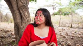 Acheepa, pintura facial del pueblo wayúu. Fotos: Colectivo Mujer Wayúu | Radiónica