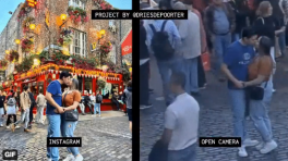 Foto tomada del Twitter de Depoorter