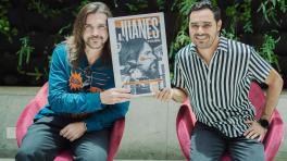Juanes y Diego Londoño. Foto por: Pablo Pulido