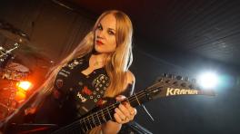 Prika Amaral. Foto tomada de la página oficial de Nervosa.