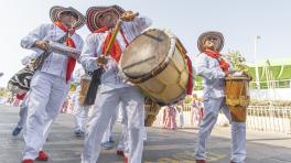 Músicos tradicionales de cumbia. Fotos: Cortesía Carnaval de Barranquilla. 