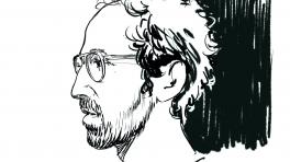 Thomas Bangalter, illustración de Stephane Manel.