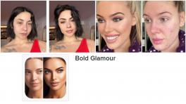 Filtro Bold Glamour de TikTok