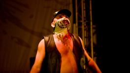 Juan Brujo, vocalista de Brujería. 