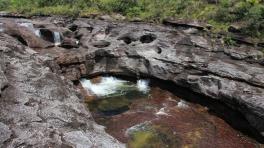 Caño Cristales (Meta), una de las bellezas naturales de Colombia fue visitada por el expresidente Santos para promocionarla como destino turístico Internacional. (Colprensa-Alvaro Tavera).