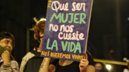 Bogotá. Noviembre 25 de 2020. Día Internacional de la No Violencia Contra la Mujer. (Colprensa - Camila Díaz)